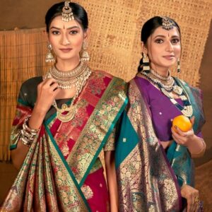 Saroj Mughal Silk vol.2 series 1001 to 1006 Royal silk saree in wholesale surat