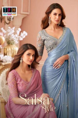 tfh salsa style vol 4 series 8001-8016 FANCY wholesale saree in surat