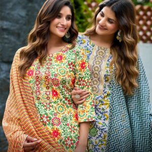 vaniska colourpix trendy cotton vol 1 series 1001 to 1006 cotton readymade big size pretty suit in wholesale surat