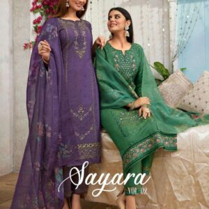 anju fab sayara vol 2 series 4032-4035 SHIMMER wholesale salwar kameez in surat