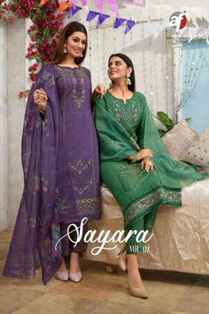 anju fab sayara vol 2 series 4032-4035 SHIMMER wholesale salwar kameez in surat