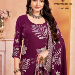 bipson prints porsche 3536 unique viscose pashmina winter salwar kameez in wholesale surat