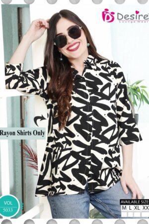 desire vol 5033 rayon readymade girls combo shirts in wholesale surat