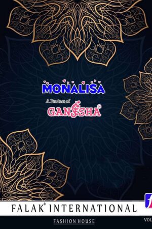 Ganesha Monalisa series 1008 to 1015 Pure Cotton With Embroidery Work Cotton Saree in wholesale surat