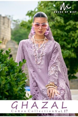 Ghazal Karachi Vol-17 series 161 to 166 Heavy Cotton Printed salwwar kameez in wholesale surat