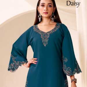 gulrez presents daisy series 317001 to 317004 roman silk readymade classic co-ord sets in wholesale surat