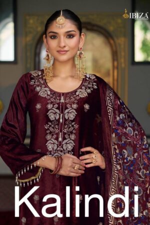 ibiza kalindi series 18791 to 18794 pretty look viscose velvet winter salwar kameez in wholesale surat