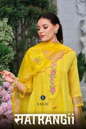 kailee fashion satrangi series 45801 to 45804 readymade fashionable mul chanderi suit in wholesale surat