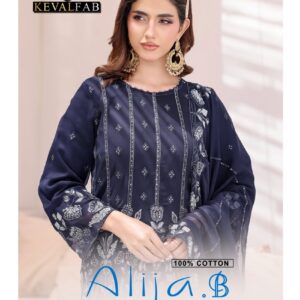 Kevalfab Alija B Vol-38 series 38001 to 38006 Heavy Cotton Karachi style salwar kameez in wholesale surat