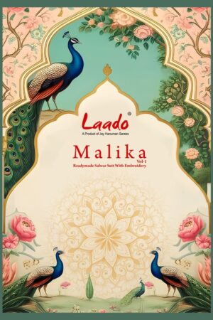 Laado Malika Vol-1 series 1001 to 1010 Pure Cotton Printed With Neck Embroidery Kurti pant With Dupatta in wholesale surat