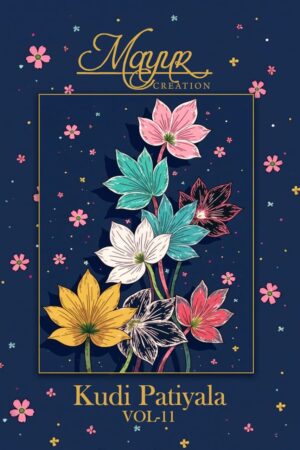 Mayur Kudi Patiyala Vol-11 series 11001 to 11010 Pure Cotton Printed salwar kameez in wholesale surat