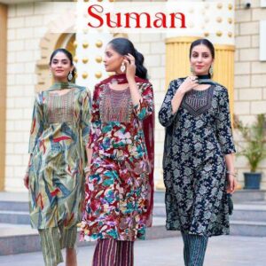 mystic 9 suman vol 3 series 3001-3008 RAYON wholesale suit