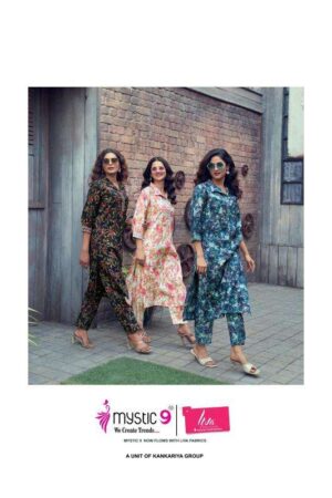 mystic9 siya vol 1 series 1001-1010 roman silk wholesale kurti