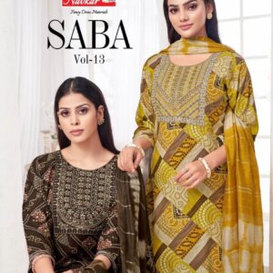 navkar saba vol 13 series 1301 to 1308 rayon readymade suit in wholesale surat