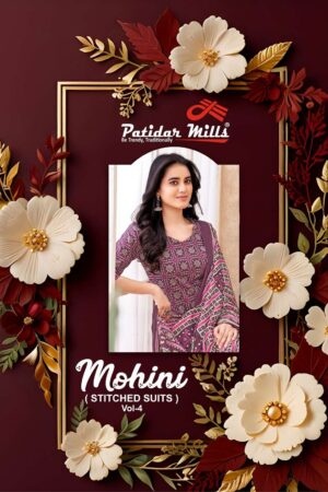 Patidar Mohini Vol-4 series 4001 to 4010 Pure Cotton Printed Kurti Pant With Dupatta