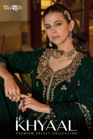 rangati prints ek khyaal series 01 to 04 velvet winter special stylish salwar kameez in wnholesale surat