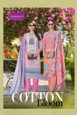 rangmaya fashion cotton bloom series 101-108 Cotton wholesale suit