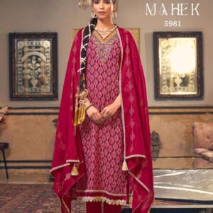 rangoon mahek series 5981 to 5984 cotton print readymade suit in wholesale