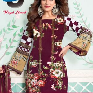 Royal Zulfat Vol-5 series 5001 to 5008 Soft Cotton Printed salwar kameez in wholesale surat