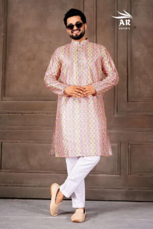 SHREEMAAN vol 1 Raymond Cotton Digital Print mens kurta