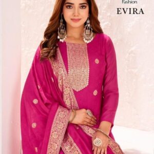 tanishk evira series 1001 to 1004 viscose muslin jacquard gorgeous look salwar kameez in wholesale surat
