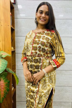 glam nx 1006 Heavy Rayon with Embroidery Work Trending kurti