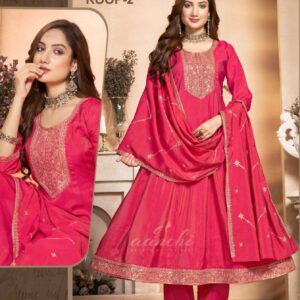 aanchi roop 1&2 readymade pretty roman shimmer combo suit in wholesale surat