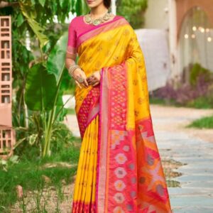 Astita fancy designer POORVIKA SILK VOL 6 Pochampalli Soft Silk fabric saree in wholesale surat