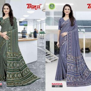 bansi naksha series 1635 to 2139 turkey unique colours uniform sarees in wholesale surat