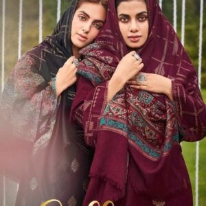 belliza designer gulbano series 726001 to 726008 wool pashmina readymade stylish winter suit in wholesale surat