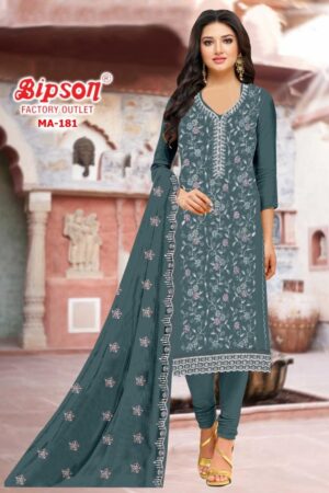 bipson prints 181 hit design fox georgette salwar kameez in wholesale surat