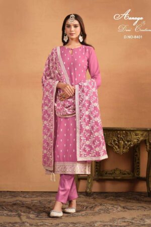 dani creation aanaya vol 184 series 8401-8404 FAUX GEORGETTE wholesale salwar kameez in surat