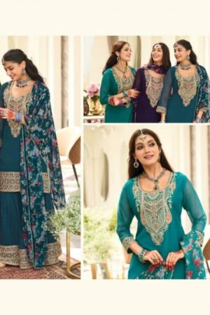 eba lifestyle nidhi series 2111 to 2113 fully stitch organza fashionable plazzo kurti with dupatta i Home Rehmat Boutique eba lifestyle nidhi series 2111 to 2113 fully stitch organza fashionable plazzo kurti with dupatta in wholesale surat