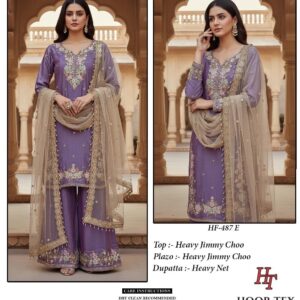 hoor tex HF-487 series A To H Heavy Jimmy Choo suit in wholesale surat