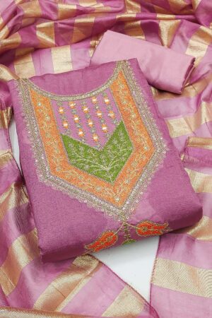 JIVORA VICHITRA SILK KODDING SQUANCE NECK WORK SALWAR KAMEEZ IN WHOLESALE SURAT