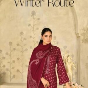 kaavish winter route series 2061 to 2066 viscose pretty look pashmina winter salwar kameez in wholesale surat