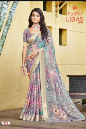 kashvi creation libas vol 2 series 201 to 208 dull moss best saree in wholesale surat