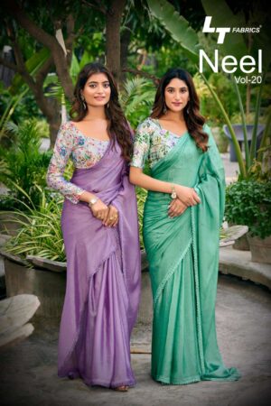 kashvi creation neel vol 20 series 2001 to 2006 mono satin women indian sarees in wholesale surat
