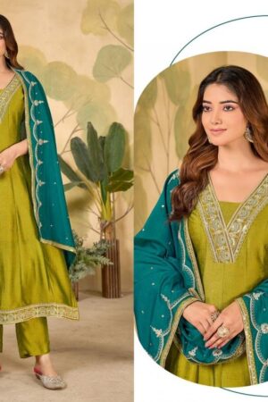 ladies flavour 3315-3316 readymade vichitra elegance combo big size suit in wholesale surat