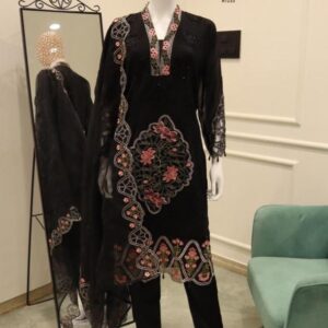 laiba designer 7044 readymade georgette modern combo pakistani suit in wholesale surat