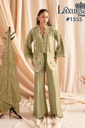 laxuria trendz 1555 roman simmer readymade classic pakistani suit in wholesale surat