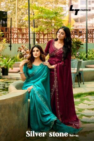 lt fashion silver stone vol 21 series 2101-2106 NYLON wholesale saree