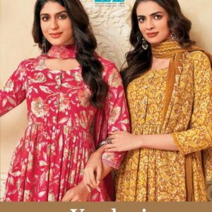 mcm lifestyle yashvi series 009 to 018 cotton anarkali style full stitch suit in wholesale surat