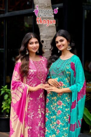mystic9 shagun vol 24 series 24001 to 24008 readymade unique rayon capsule suits in wholesale surat Home Rehmat Boutique mystic9 shagun vol 24 series 24001 to 24008 readymade unique rayon capsule suits in wholesale surat