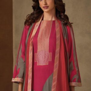 omtex launch nazrana series 8431 A to 8431 D unique pashmina jacquard salwar kameez in wholesale surat