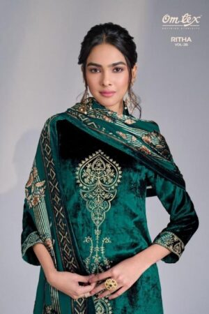 omtex ritha vol 36 series 9011 a to 9011 d viscose velvet winter special suit in wholesale surat 202 Home Rehmat Boutique omtex ritha vol 36 series 9011 A to 9011 D viscose velvet winter special suit in wholesale surat