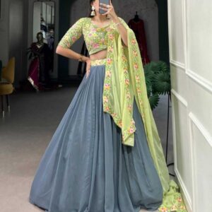 PR LNB1402 Georgette Sequins Work Festive Wholesale Readymade Lehenga with Unstitched Blouse in Surat