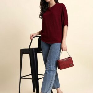 pr scrumble knited readymade classic western tops in wholesale surat