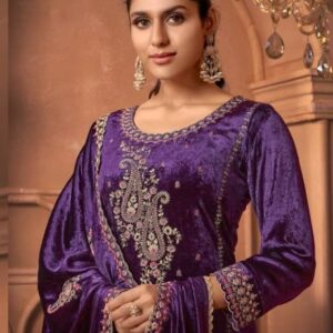 reyna elisha series 10458 to 10461 viscose velvet solid design salwar kameez in wholesale surat