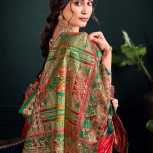 Saroj Aarya satin saroski vol.2 series 1001 to 1004 Satin silk saree in wholesale surat